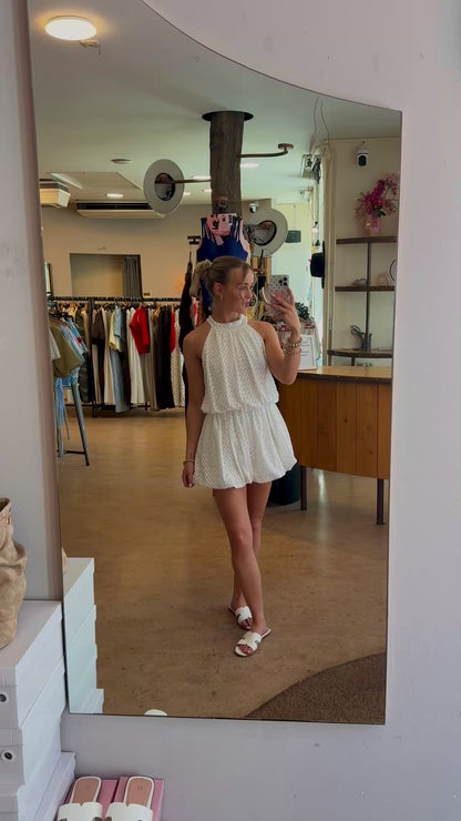 Jasmine playsuit - offwhite