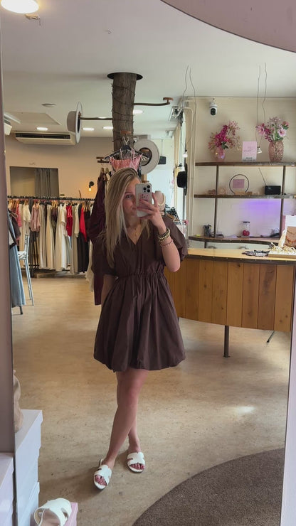 Sophia dress - bruin