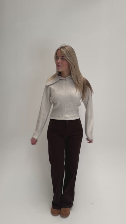 Hayley polo knit