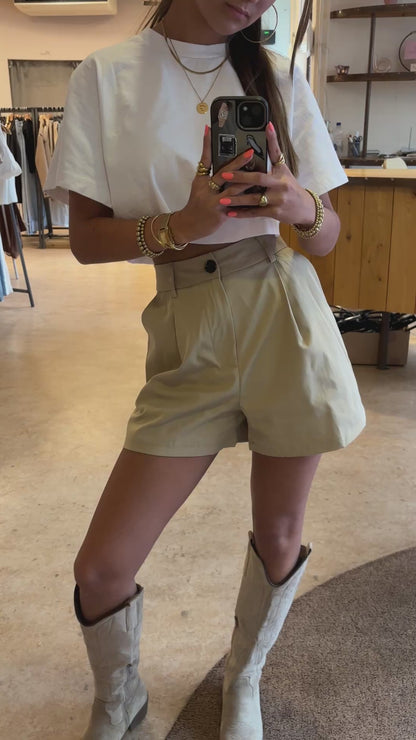 Claire short taupe