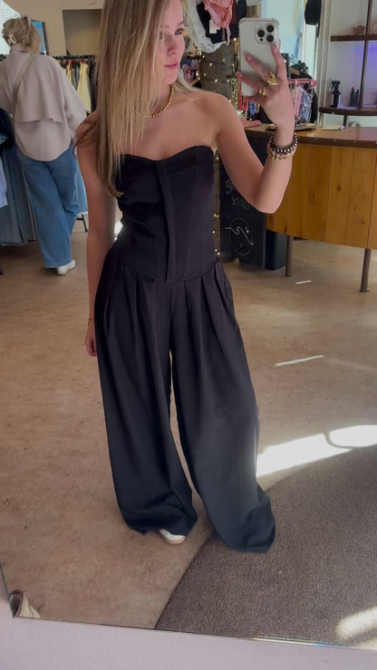 Izi jumpsuit - zwart