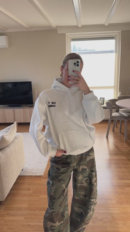 Los Angeles hoodie - grijs