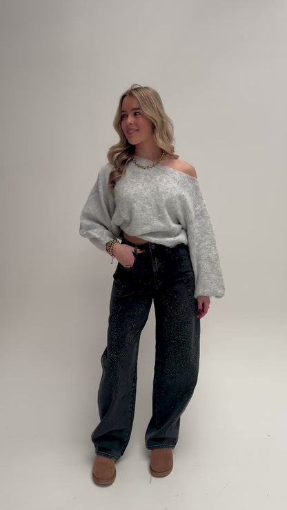 Queenheart balloon sparkle jeans